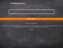 Tablet Screenshot of door2doorshop.com